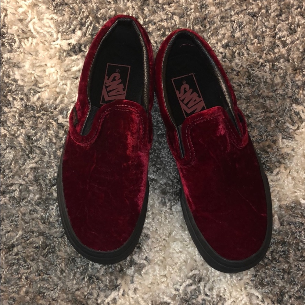 Red velvet vans